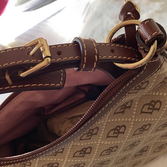 Dooney and Burke Signature Hobo Bag - Picture 5 of 6